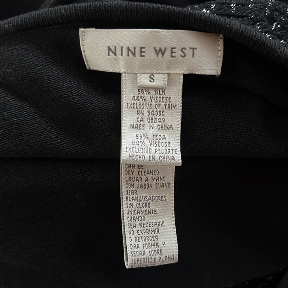 Nine West Long Ruffle Cardigan - Picture 3 of 3